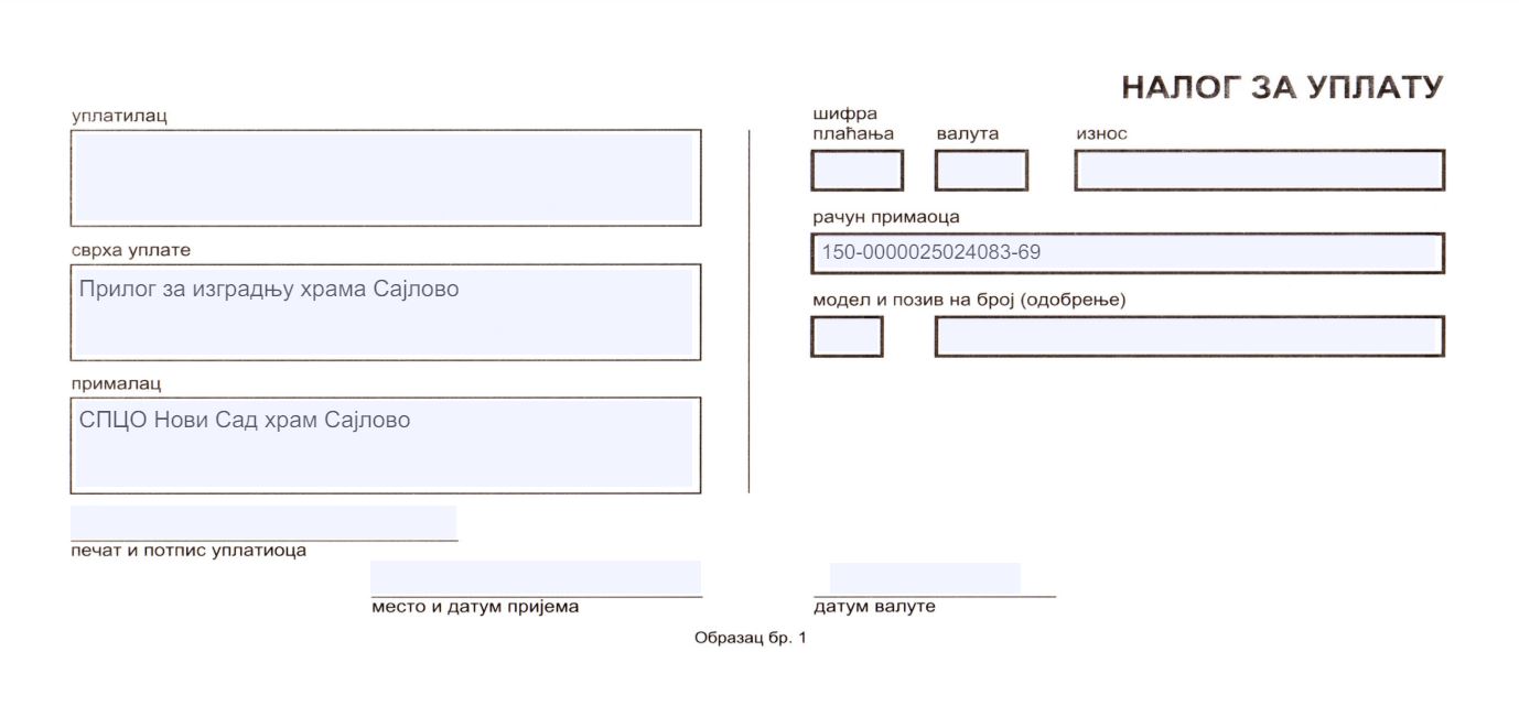 Почетак изградње храма на Сајлову у Новом Саду