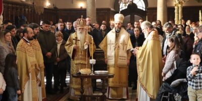 Прослава празника Светога Саве у Саборном храму у Новом Саду